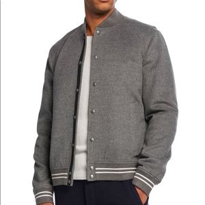 NWT Vince Men's Varsity Snap-Front Bomber Jacket M